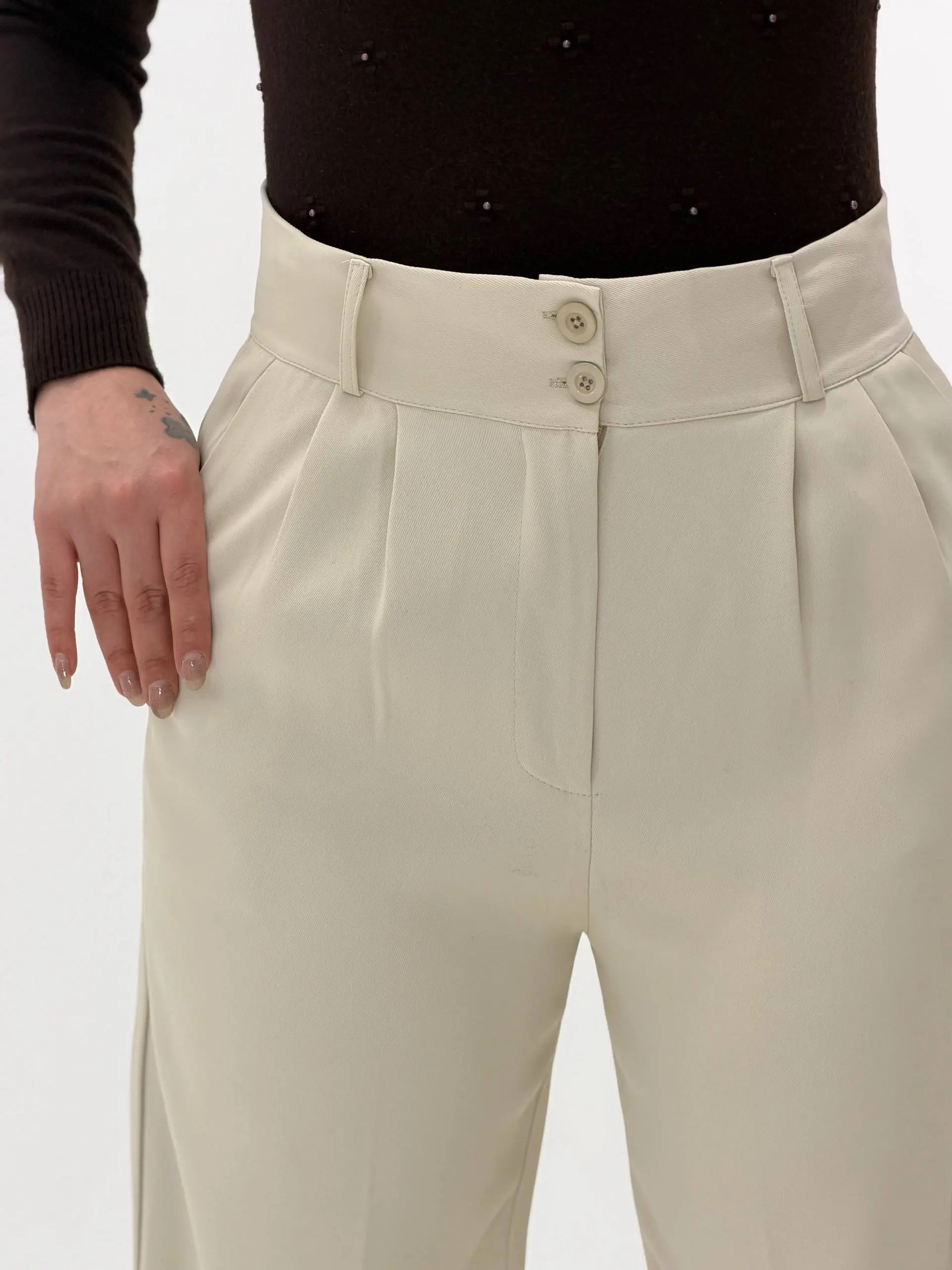 3816-شلوار کرپ واید کد 330